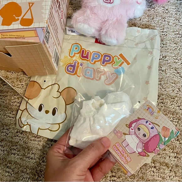 New Nommi Puppy Diary series confirmed Marshmallow pink & white with dress - Picture 6 of 7